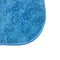 Pano de limpeza de costura de reverso Coral Fleece azul de Microfiber do poliéster de 80% 25x30