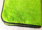 Pano verde de toalha da protecção do luxuoso/altamente de varredura de Microfiber da absorção para o vidro de Windows