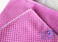 Pano de limpeza absorvente super cor-de-rosa 16&quot; de Microfiber x 16&quot;, toalhas de limpeza de Microfiber