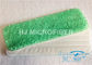 3 - o espanador molhado de Microfiber da poeira de 5 micrômetros acolchoa o poliéster 100% do verde