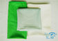 Pano de limpeza de vidro verde liso brilhante de Microfiber para espelhos, telas