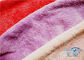 Cabelo-Secagem coral de duas caras do turbante do cabelo de Microfiber do velo, toalha do cabeleireiro