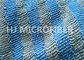 Telas largas personalizadas de Microfiber do espanador da listra azul para produtos de limpeza