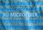 Tela de pilha torcida Microfiber tingida planície da grade do jacquard para a almofada do espanador