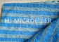 Tela de pilha torcida Microfiber tingida planície da grade do jacquard para a almofada do espanador