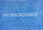 pano coral Roya Blue150cm do velo da listra grossa de 550gsm Microfiber