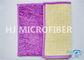 Esteira roxa para o uso home, esteira de Microfiber do Não-Deslizamento de banho de Microfiber