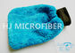 Luva absorvente super da varredura de Microfiber da luva durável portátil da lavagem de Microfiber