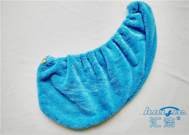 Toalha personalizada do envoltório da Cabelo-Secagem do velo do luxuoso de Microfiber, tampão dos cuidados capilares